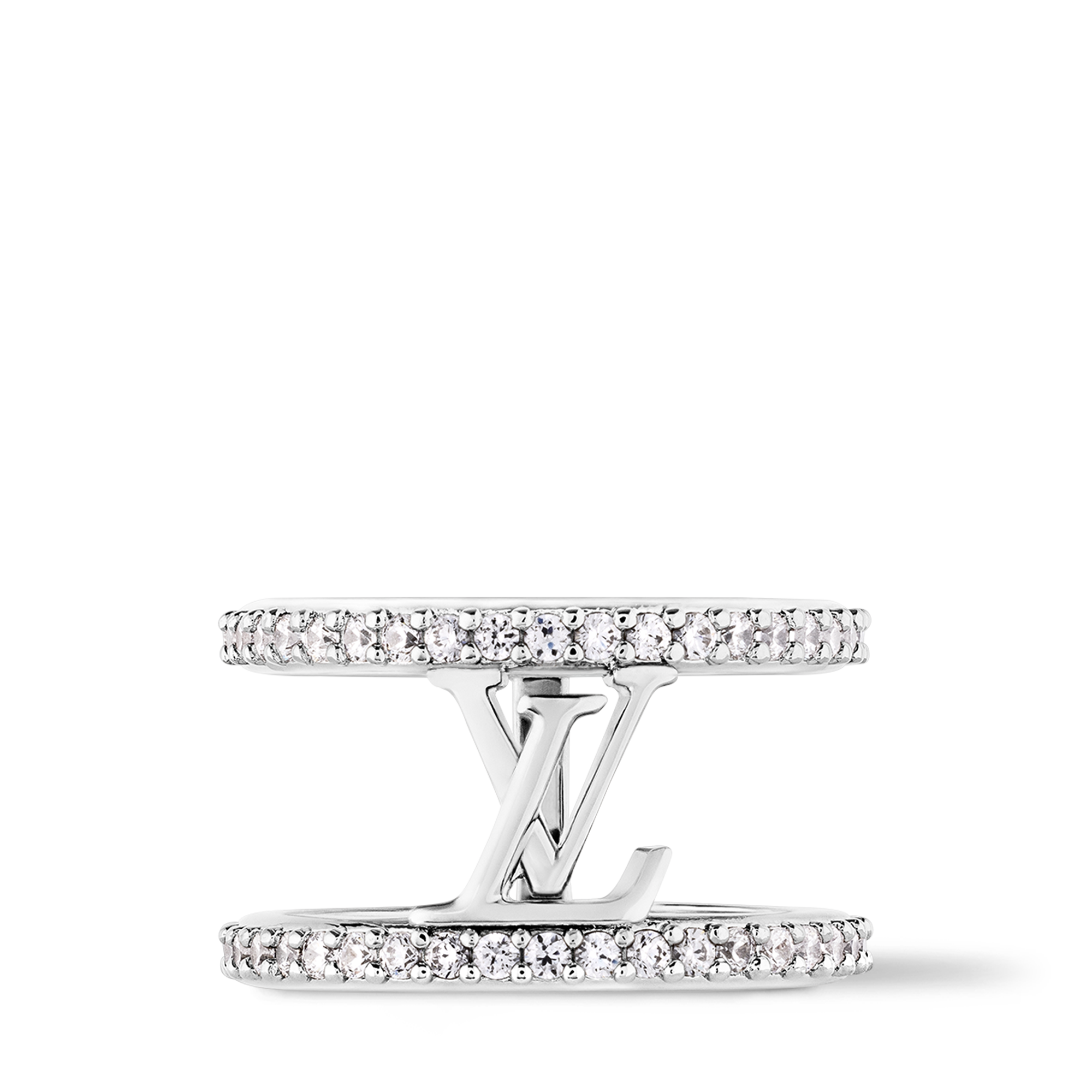 LV Iconic Ring . - Luxury Fashion Jewellery - M1187L Silver